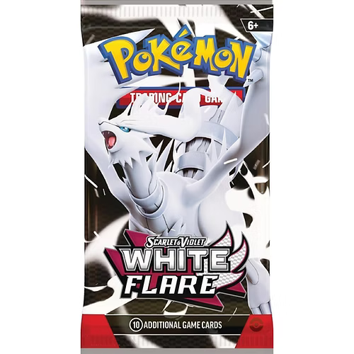 Pokemon White Flare Booster Pack (Ripped Live)
